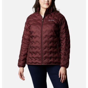 Columbia Delta Ridge Down Plus Size, Chamarras Vino Para Mujer | 483657-OXE